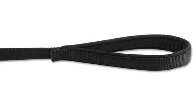 Ancol Viva Nylon Padded Snap Lead Black 25mm X1.8m